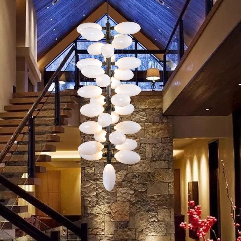 Fashion Vertical Long Grape Chandelier-MEET LIGHTING