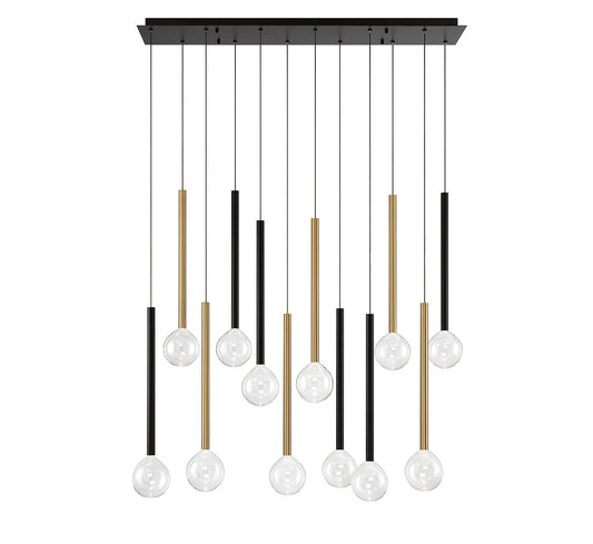 Fauna Linear LED Chandelier-Meet Lighting