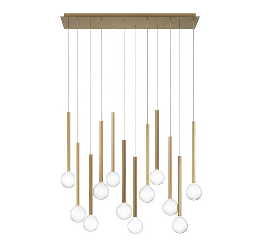 Fauna Linear LED Chandelier-Meet Lighting