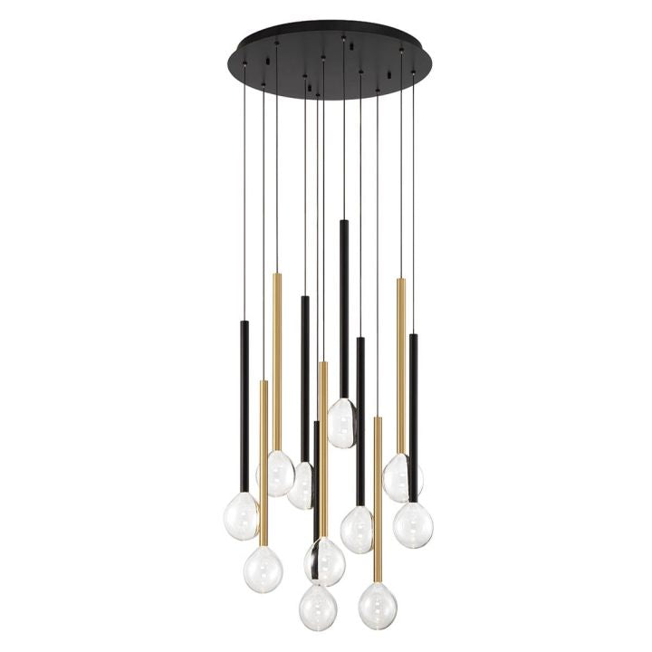 Fauna Round LED Chandelier-Meet Lighting