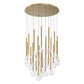 Fauna Round LED Chandelier-Meet Lighting