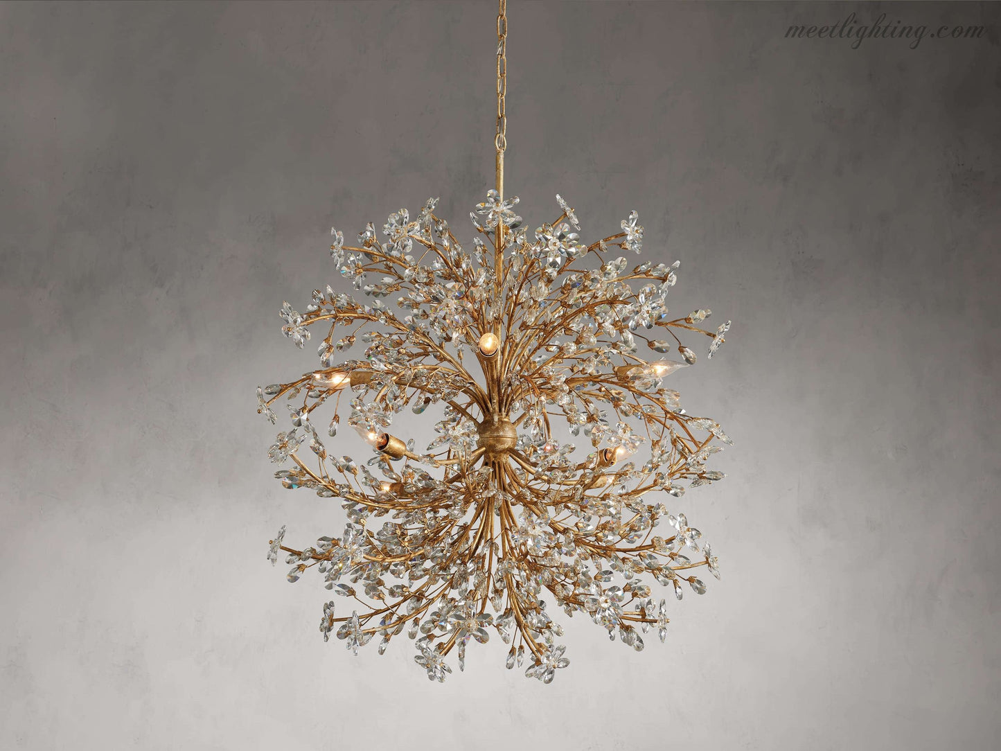 Fiore 8-Light Round Chandelier-Meet Lighting