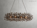 Fiore Colored Oval Chandelier-MEET LIGHTING