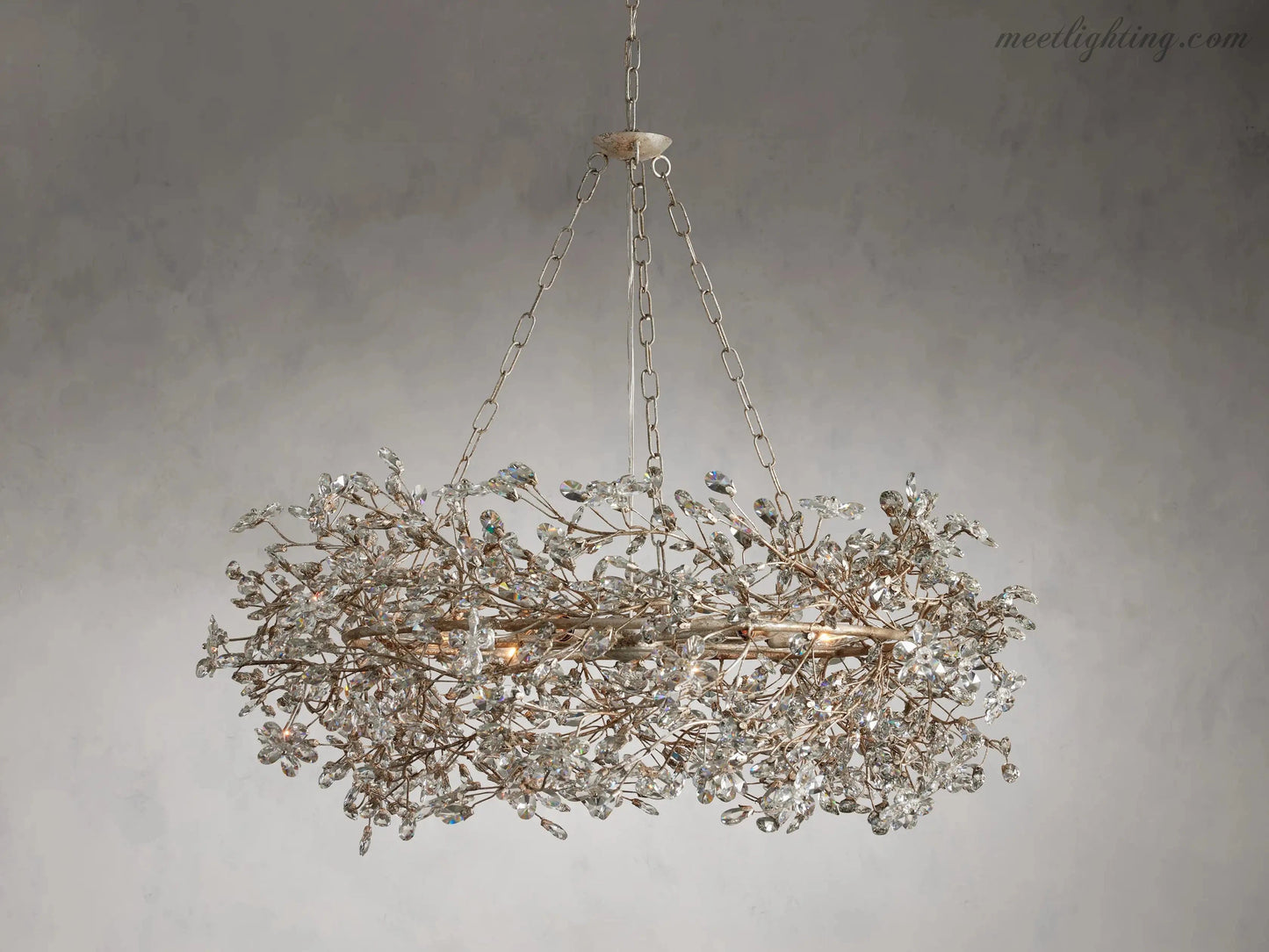 Fiore Crown Chandelier-Meet Lighting