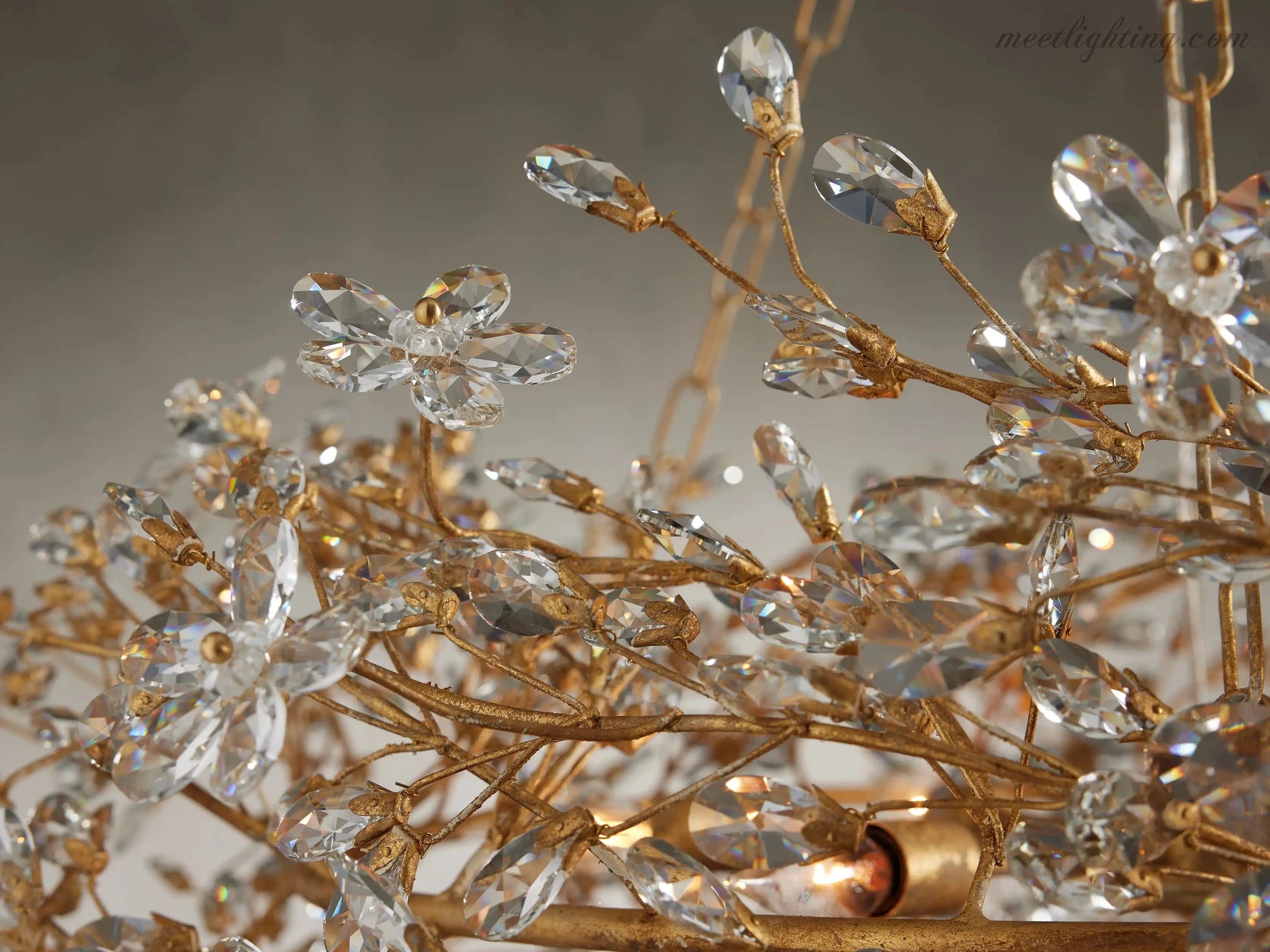 Fiore Crown Chandelier-Meet Lighting