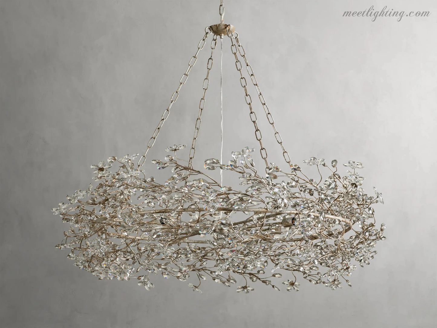 Fiore Crown Chandelier-Meet Lighting