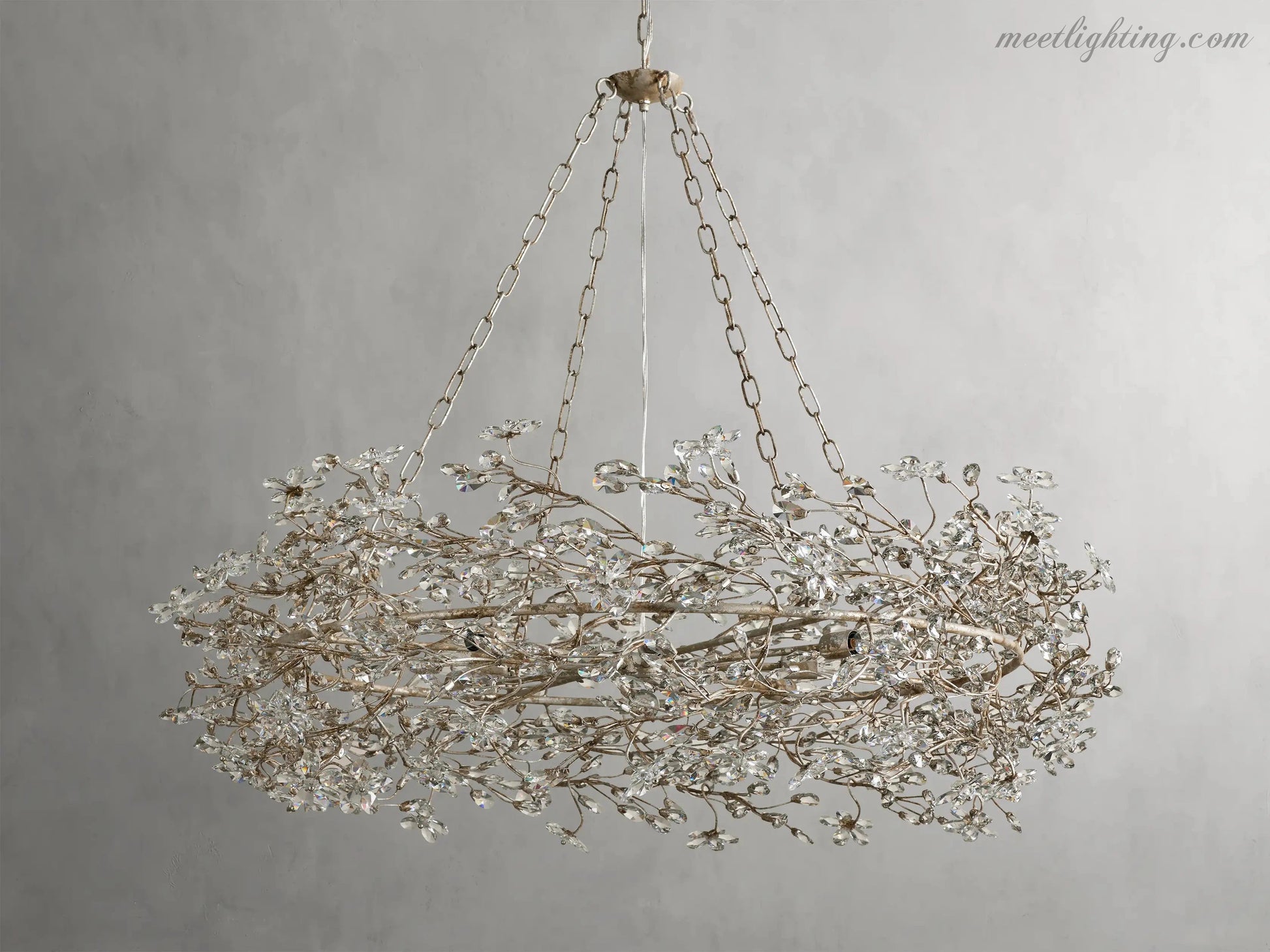 Fiore Crown Chandelier-Meet Lighting