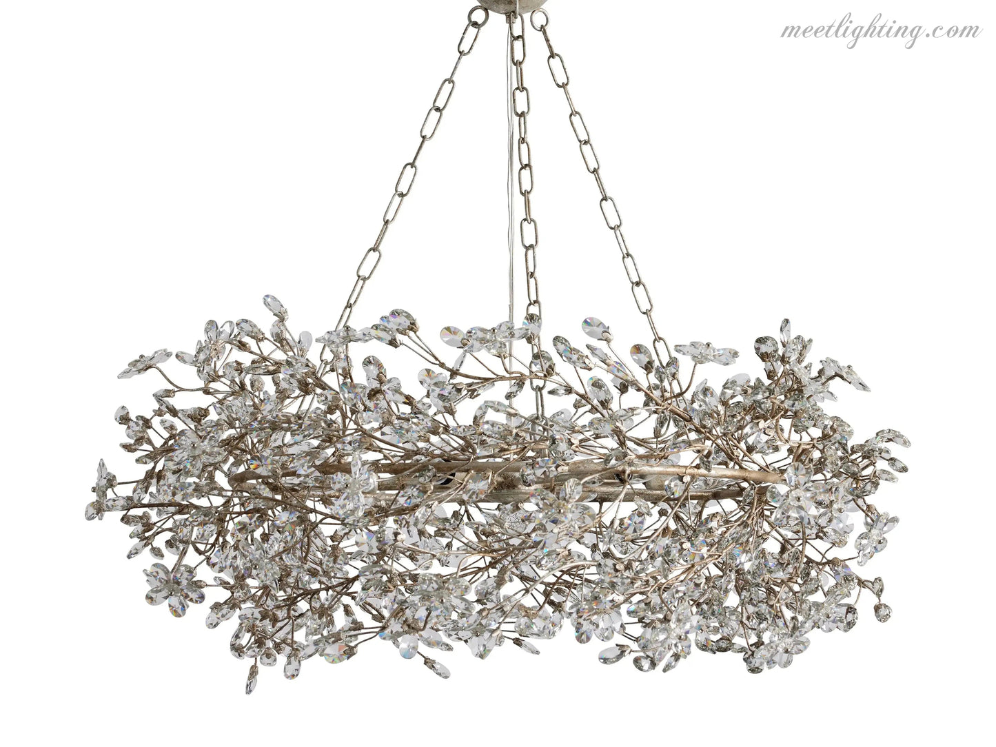 Fiore Crown Chandelier-Meet Lighting