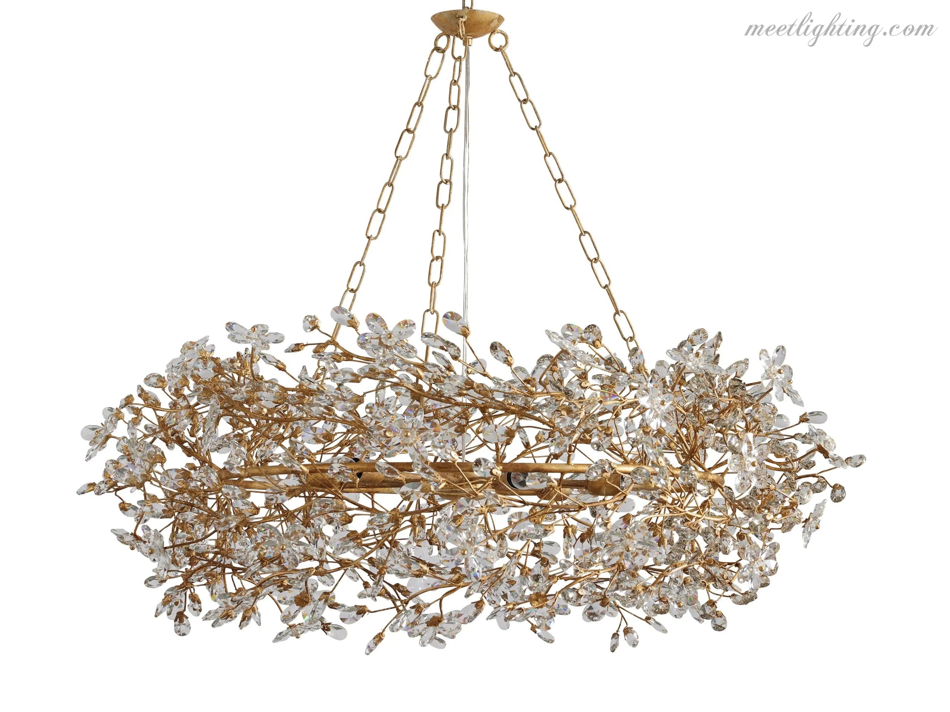 Fiore Crown Chandelier-Meet Lighting