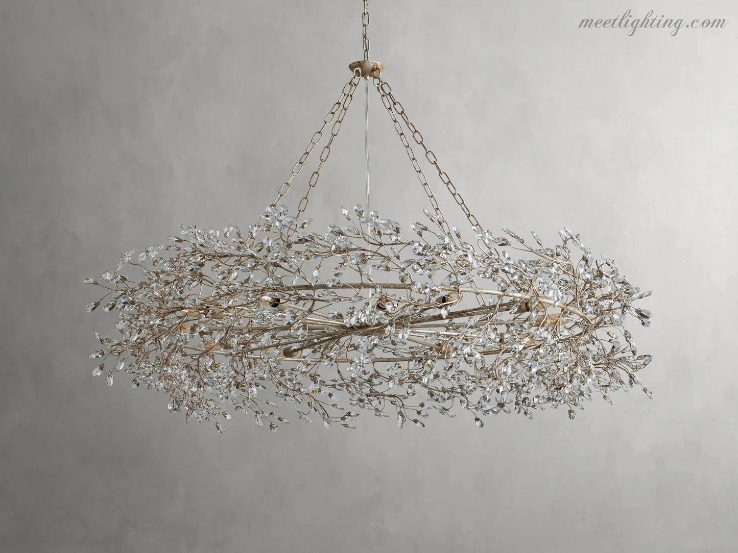 Fiore Crown Chandelier-Meet Lighting