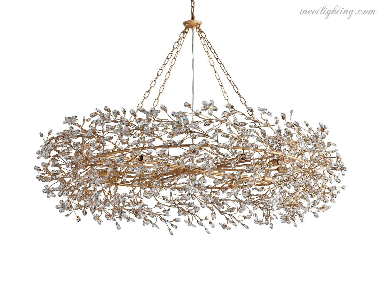 Fiore Crown Chandelier-Meet Lighting