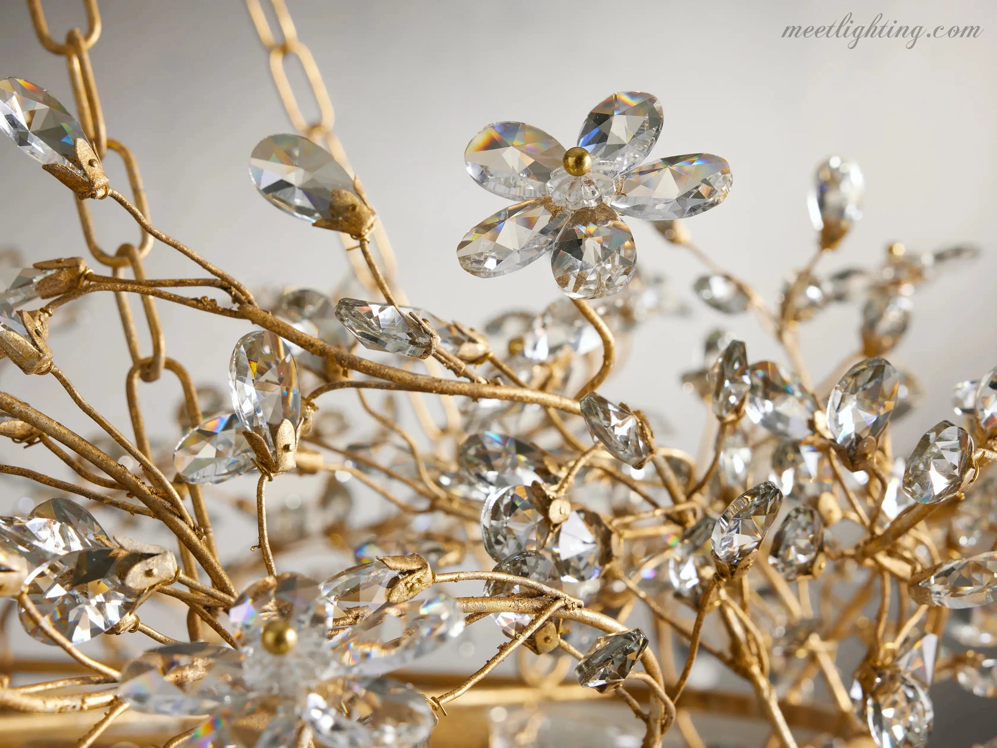 Fiore Crown Chandelier-Meet Lighting