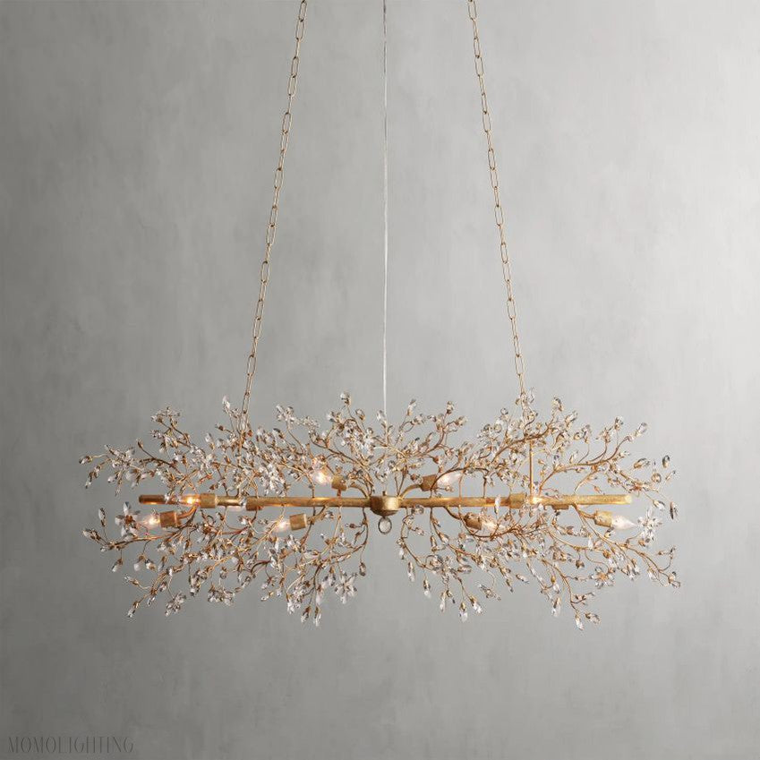 Fiore Linear Chandelier 43"W 68"W-Momo Lighting