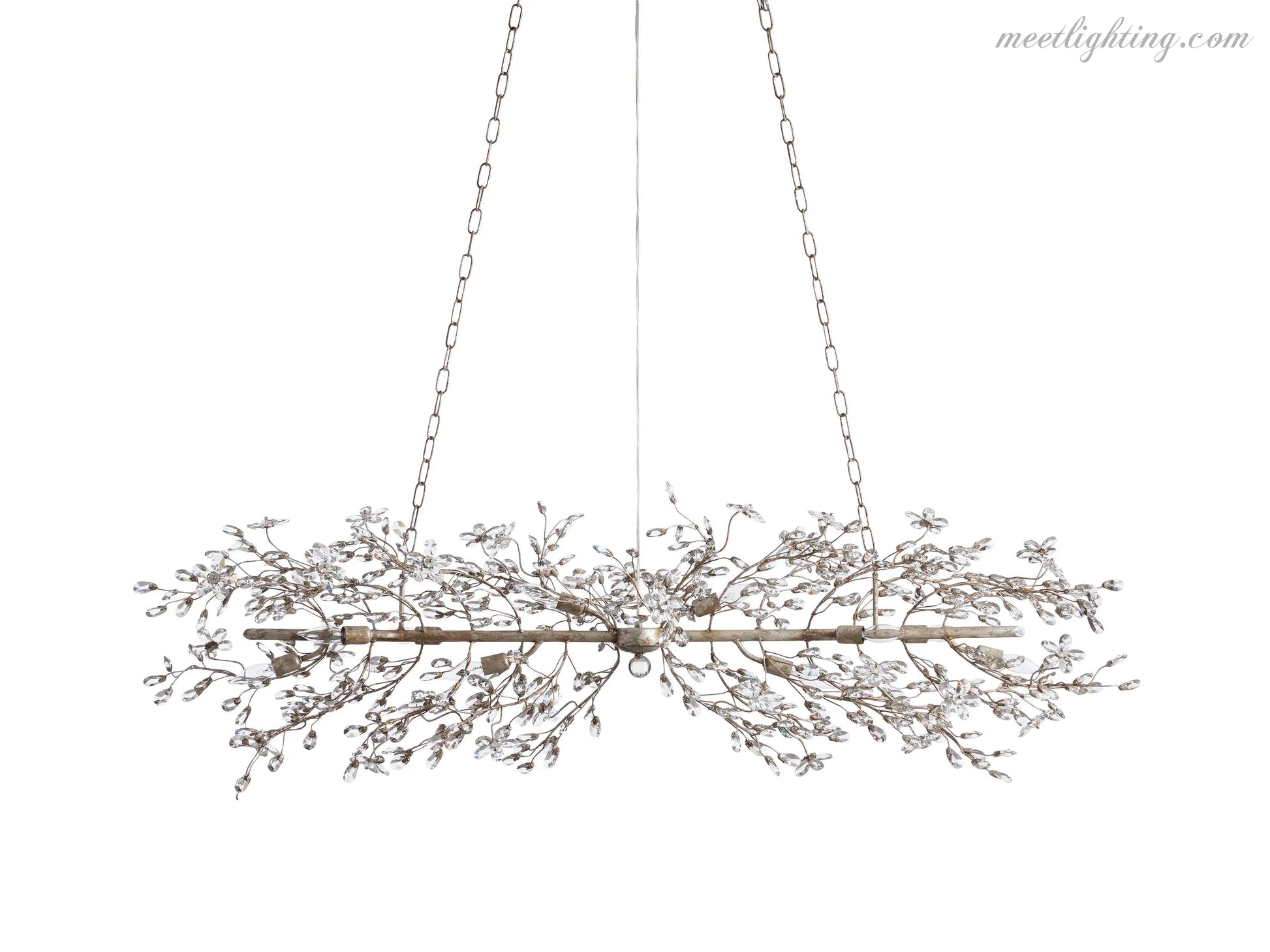 Fiore Linear Chandelier-Meet Lighting