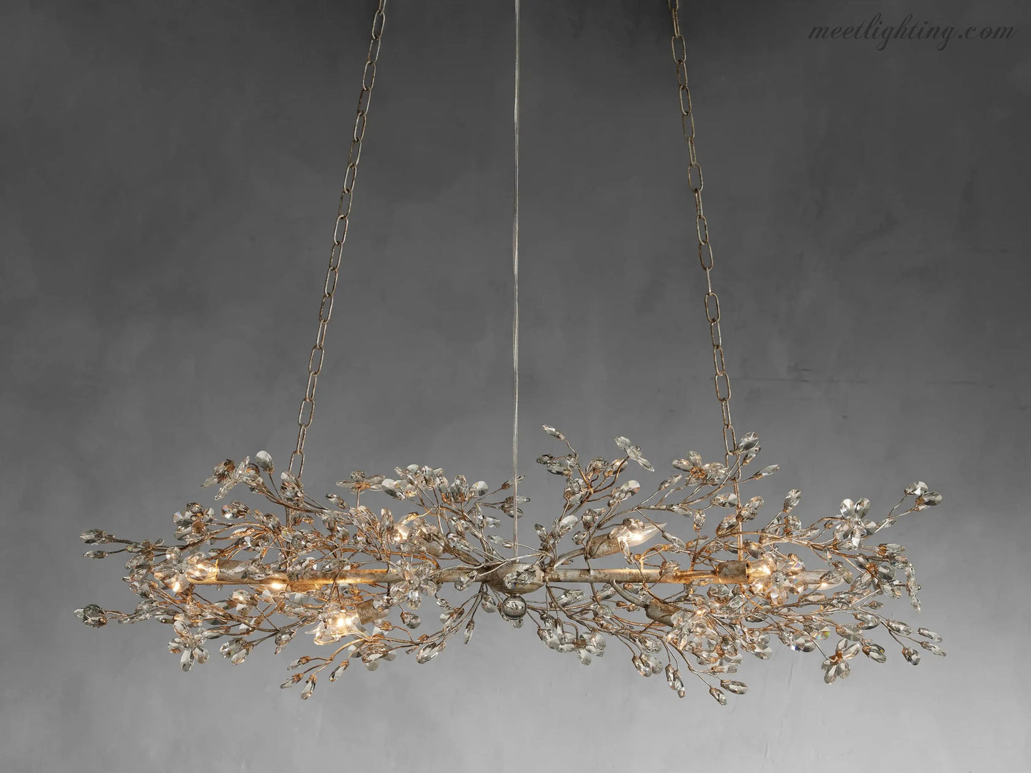 Fiore Linear Chandelier-Meet Lighting