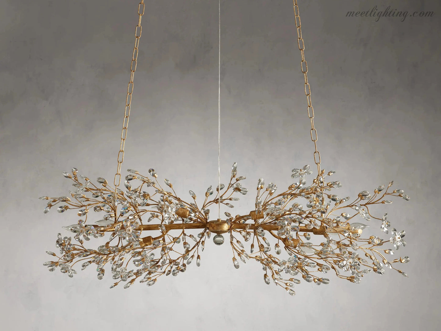 Fiore Linear Chandelier-Meet Lighting