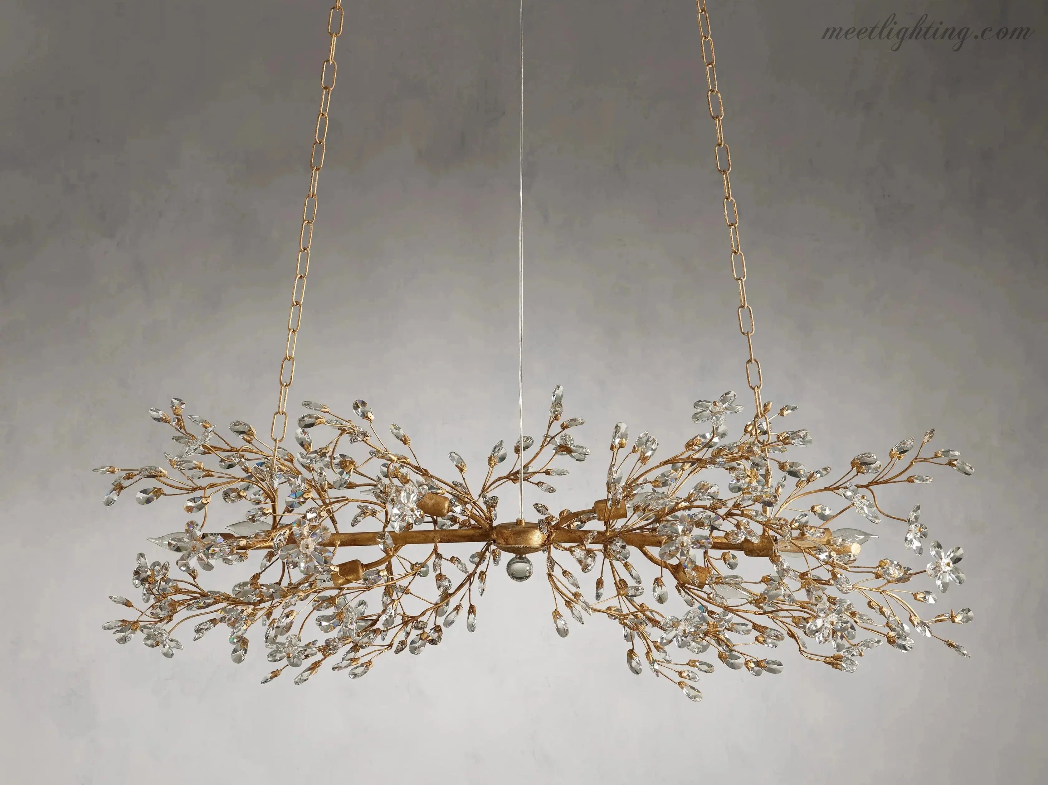 Fiore Linear Chandelier-MEET LIGHTING
