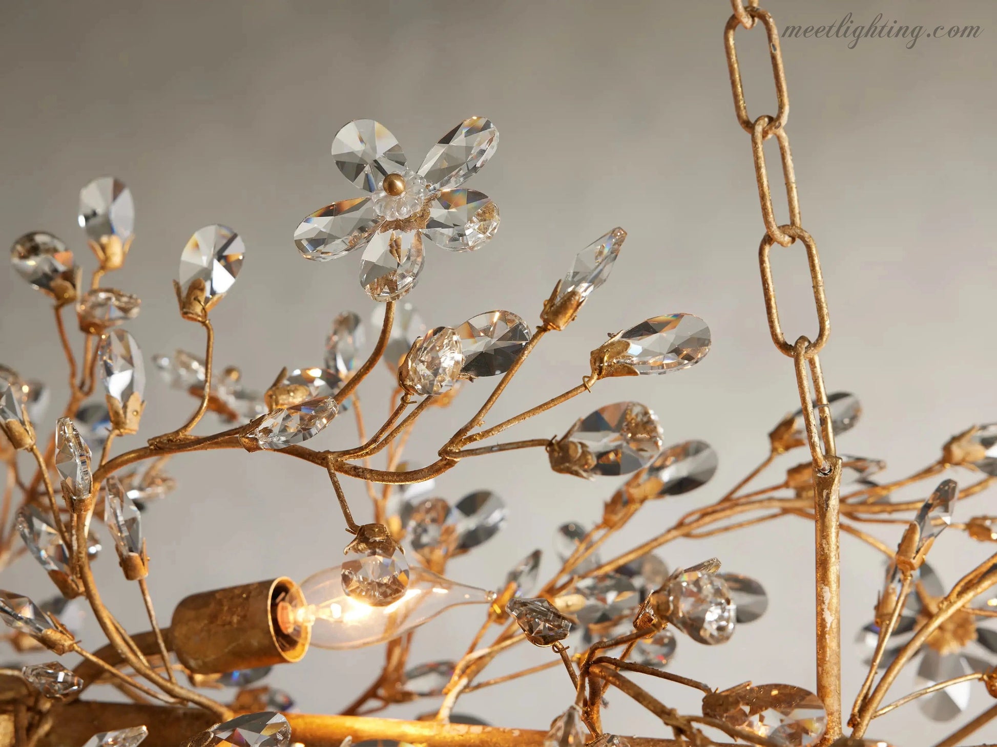 Fiore Linear Chandelier-Meet Lighting