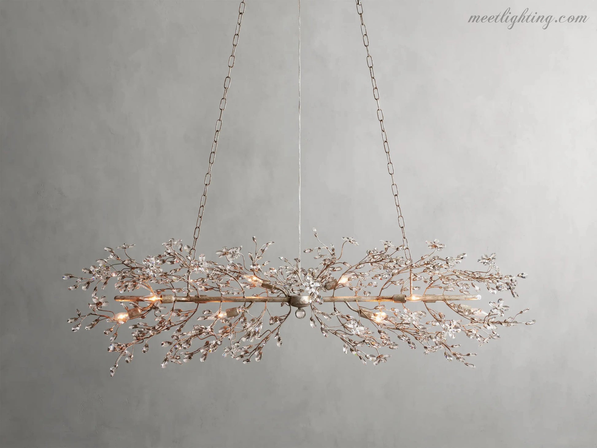 Fiore Linear Chandelier-Meet Lighting