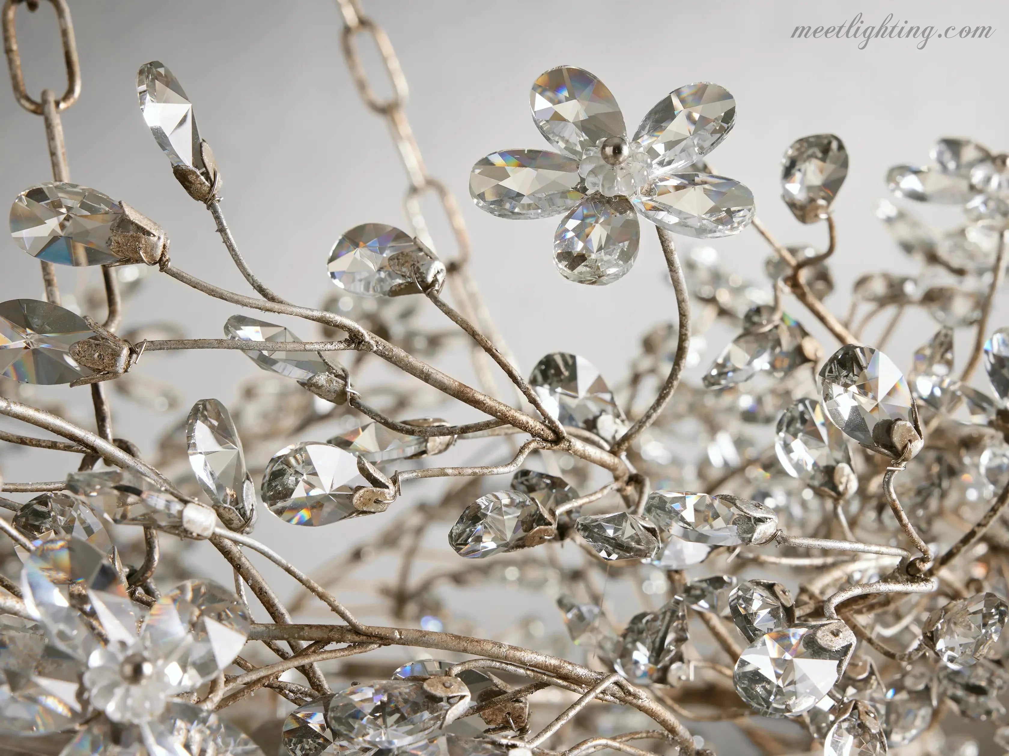 Fiore Oval Chandelier-MEET LIGHTING
