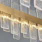 Flake Crystal Rectangle Chandelier-Meet Lighting