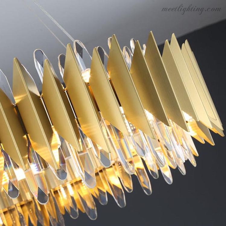 Flavian Halo Crystal Chandelier-MEET LIGHTING