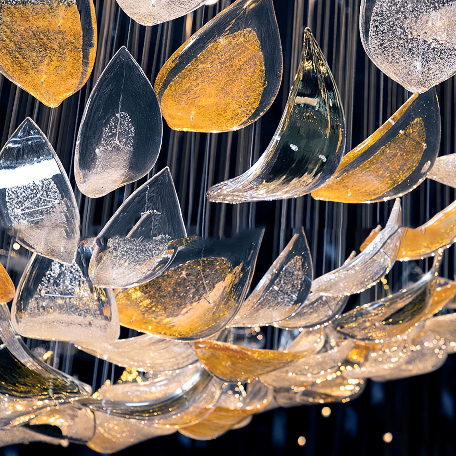 Floating Leaves Chandelier-Meet Lighting