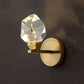 Slipe Faceted Crystal Prisms Short Wall Sconce