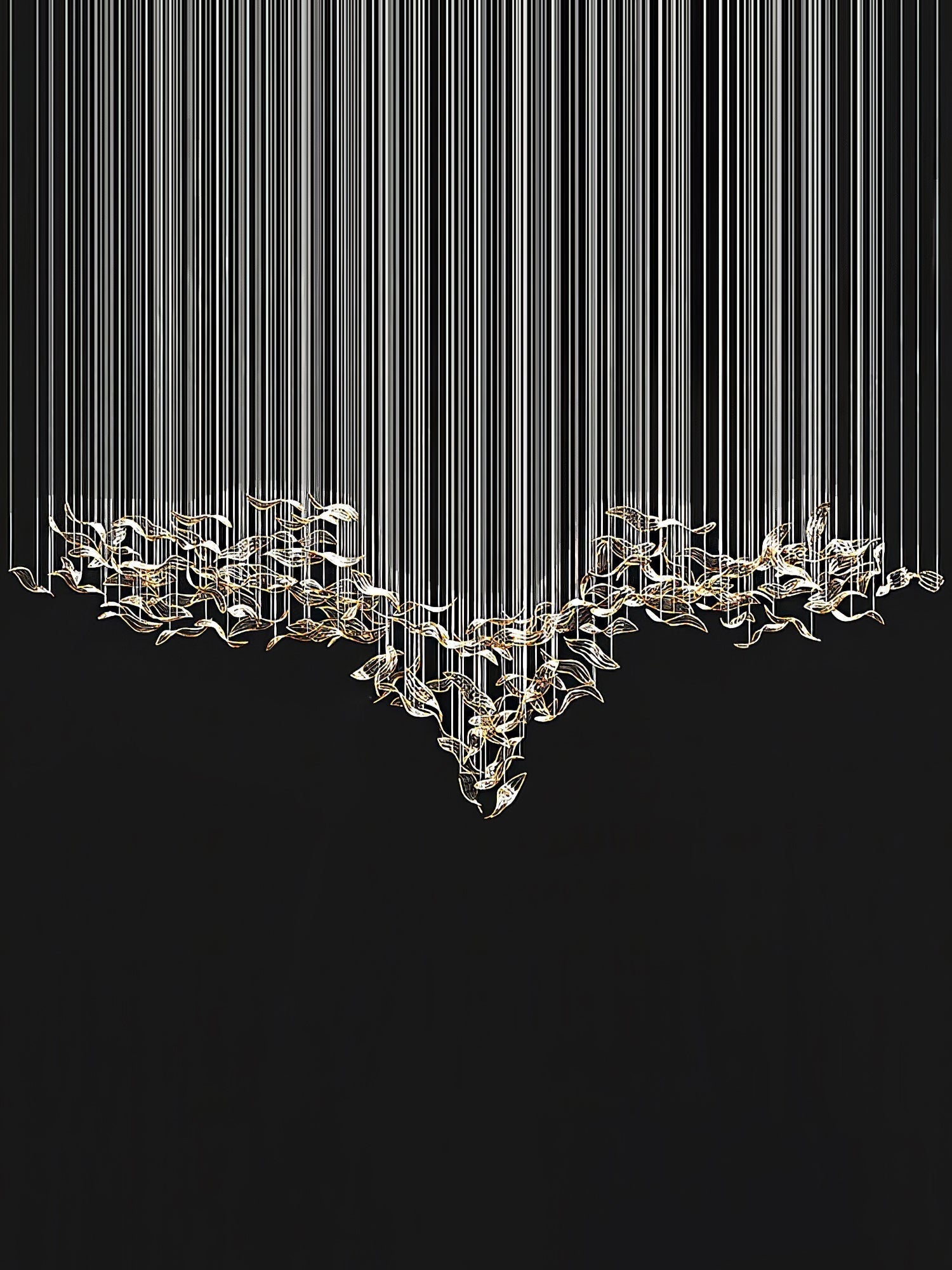 Fluttering Leaves Chandelier-MEET LIGHTING