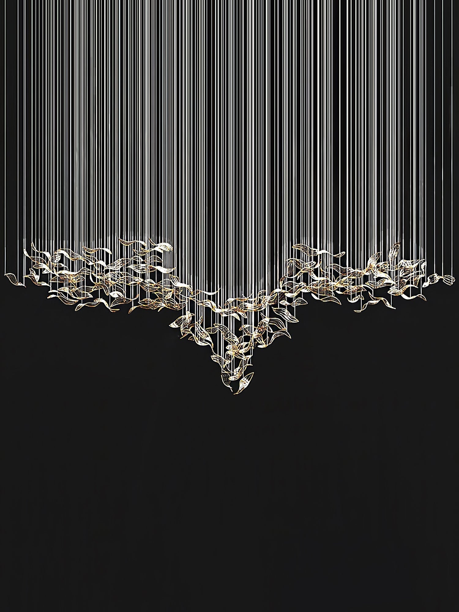 Fluttering Leaves Chandelier-Meet Lighting