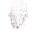 Flying Glass Feather Chandelier-MEET LIGHTING