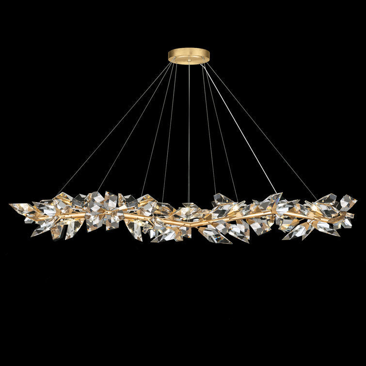 Addison 71" Round Crystal Chandelier