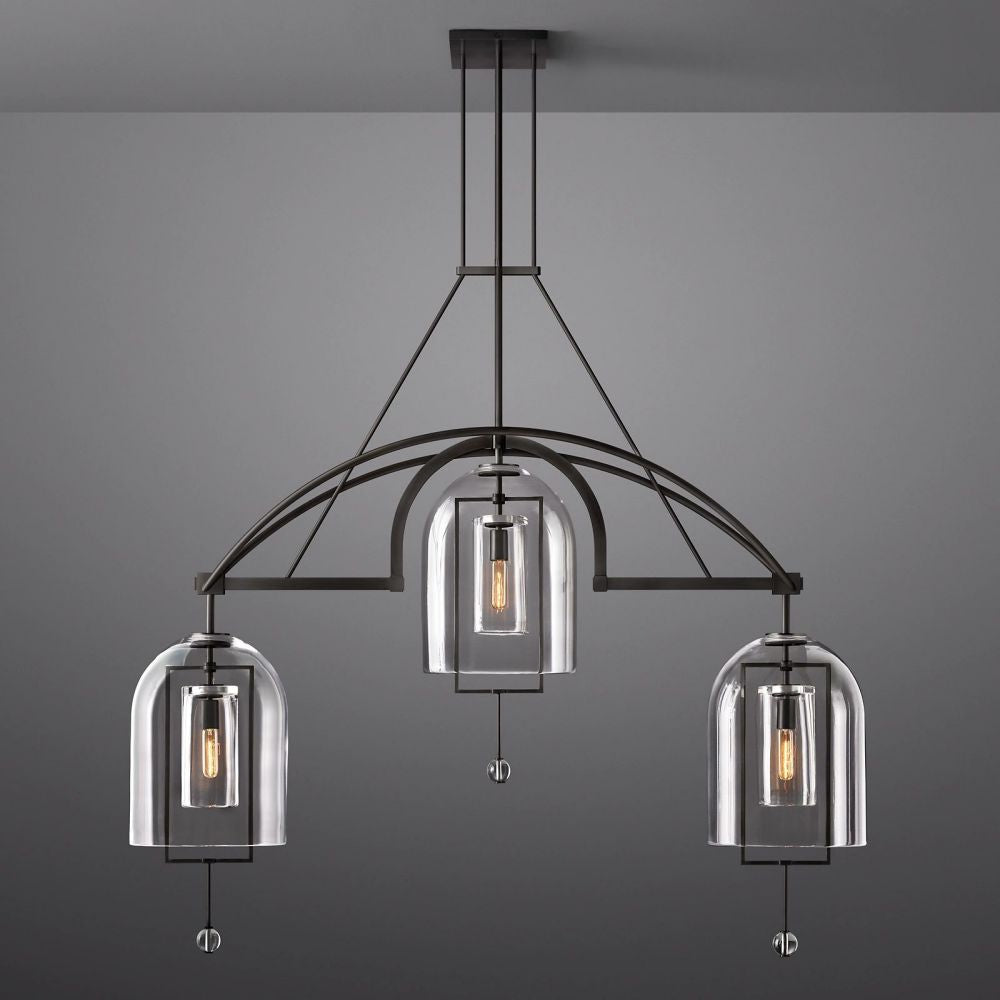 Fulcra Linear Chandelier-Meet Lighting