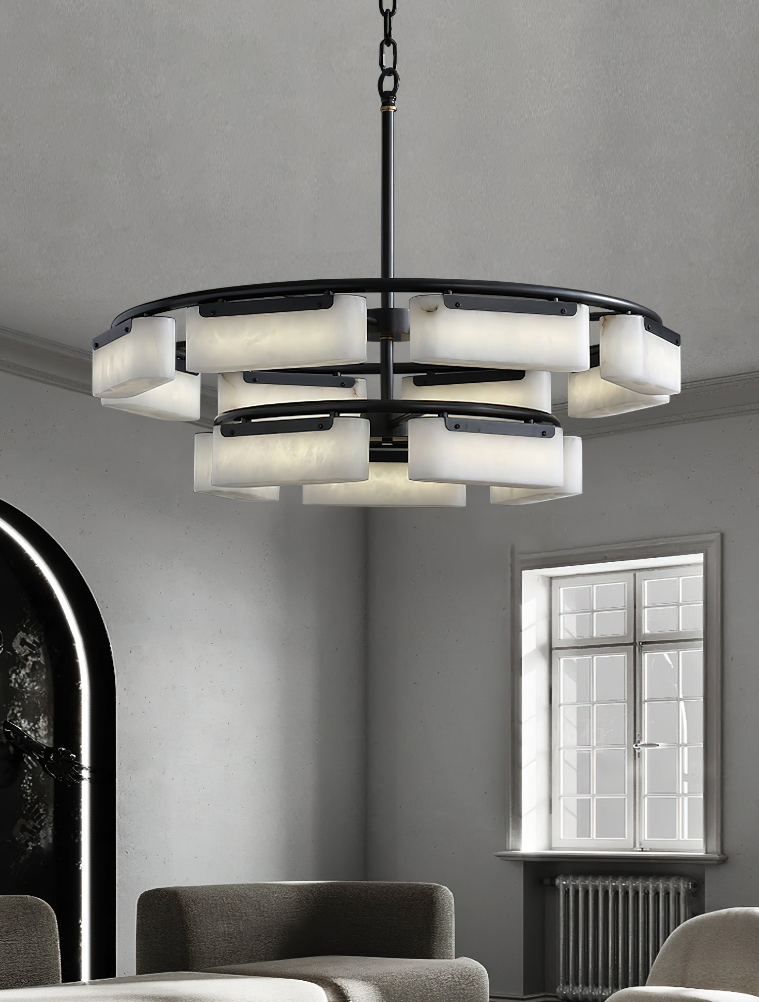 Fusion Chandelier-Meet Lighting