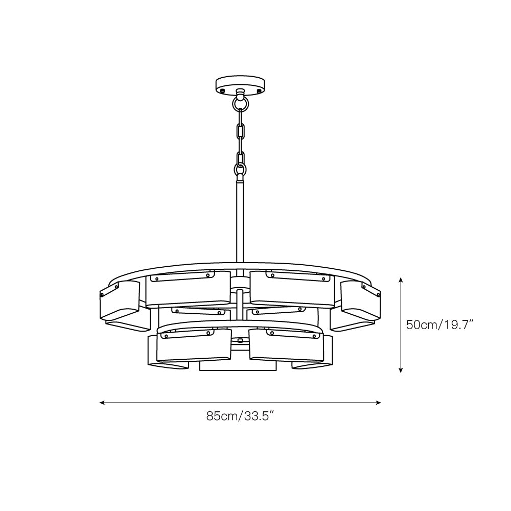 Fusion Chandelier-Meet Lighting