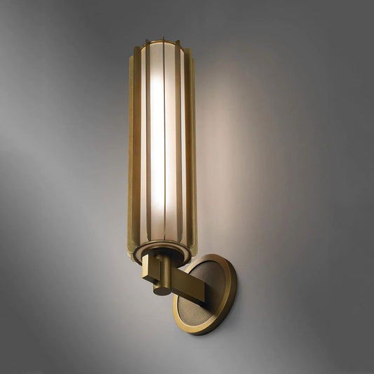 Gabrielle Brass Sconce 17"-Meet Lighting