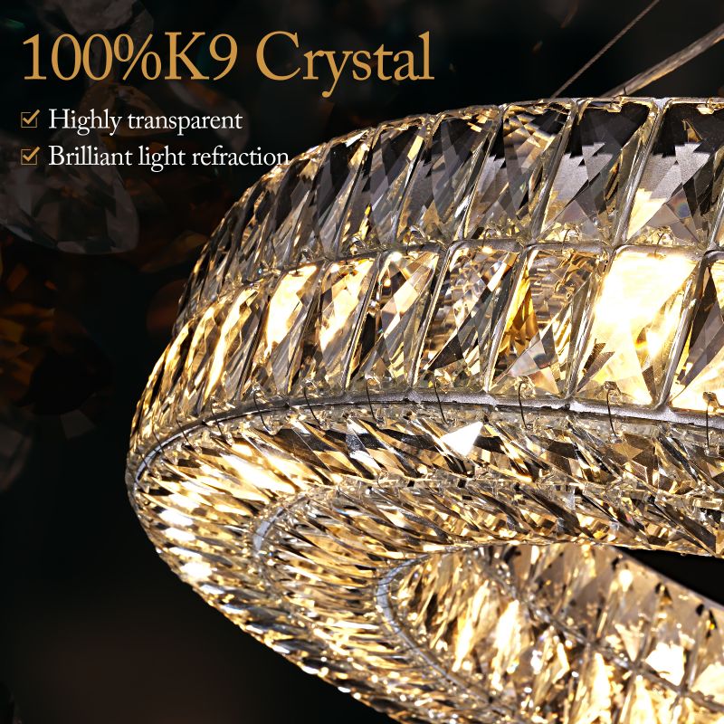 Gadsden Crystal Series Chandelier-Meet Lighting