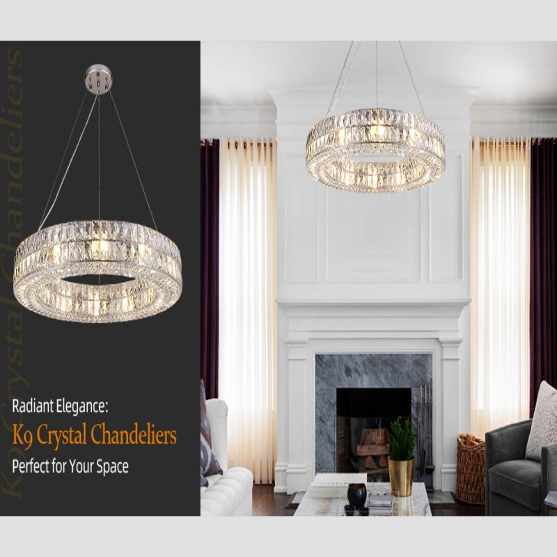 Gadsden Crystal Series Chandelier-Meet Lighting