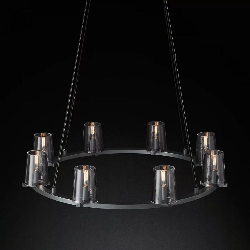 Kuseau Round Chandelier-MEET LIGHTING