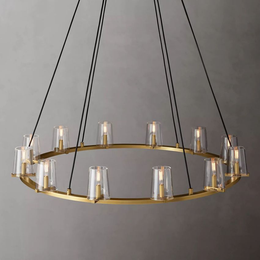 Kuseau Round Chandelier-MEET LIGHTING