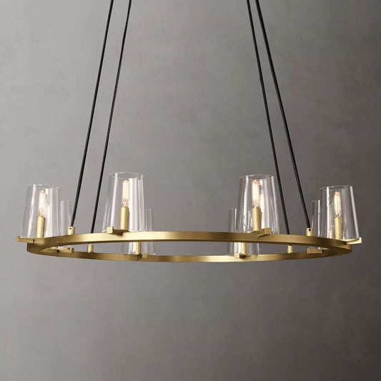 Galahad Round Chandelier-Meet Lighting