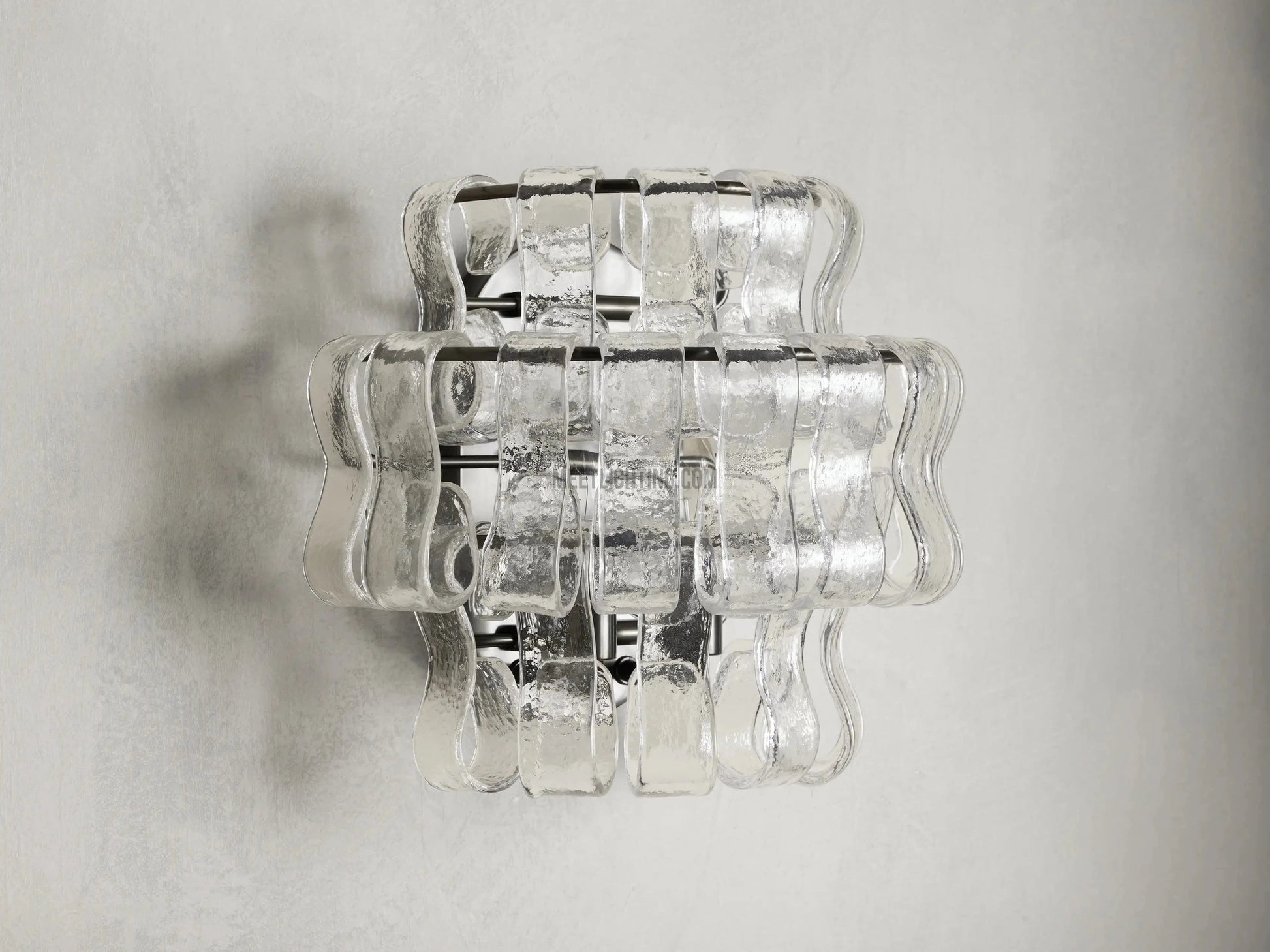 Ghiaccio Art Glass Wall Sconce-Meet Lighting