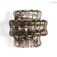 Ghiaccio Art Glass Wall Sconce-Meet Lighting