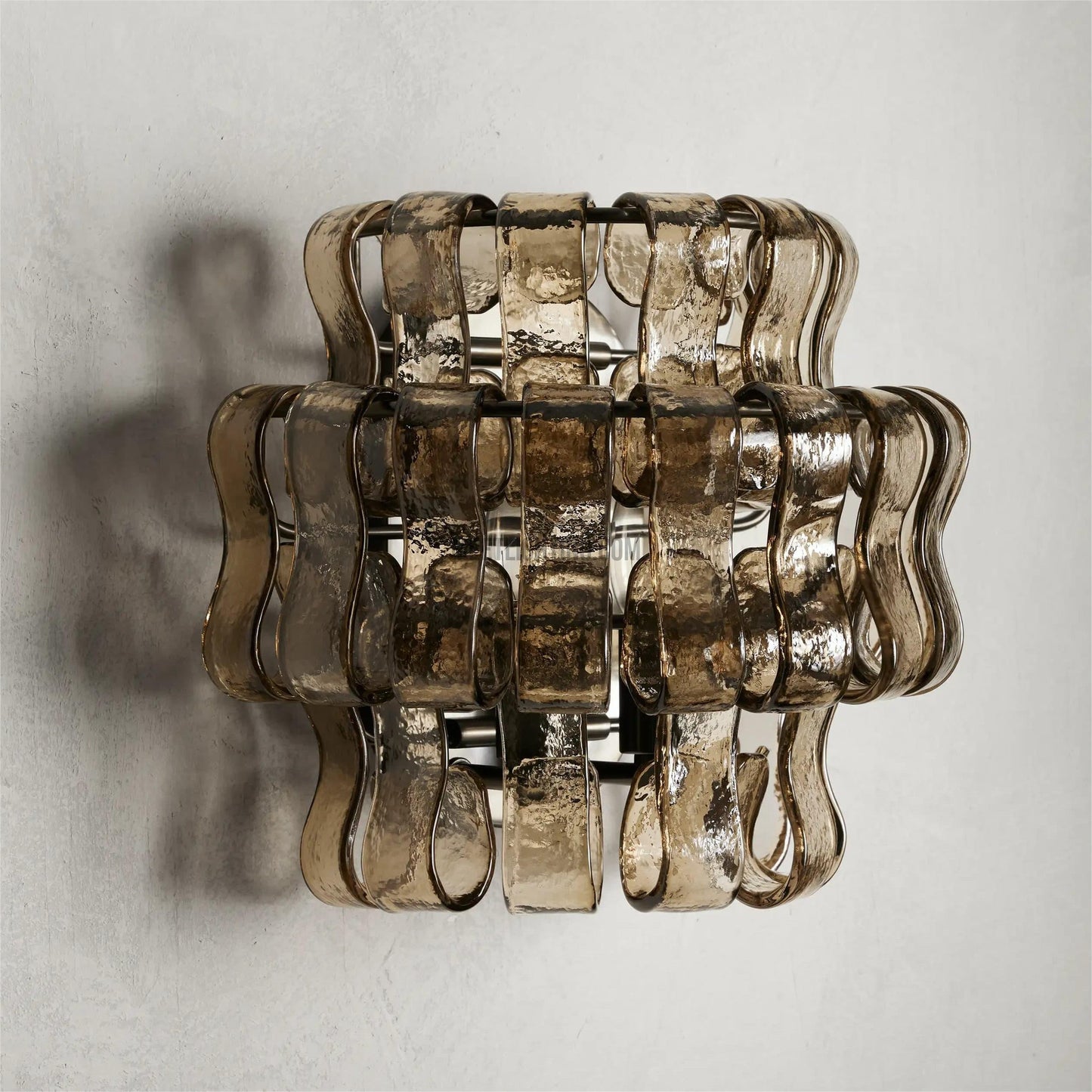 Ghiaccio Art Glass Wall Sconce-Meet Lighting