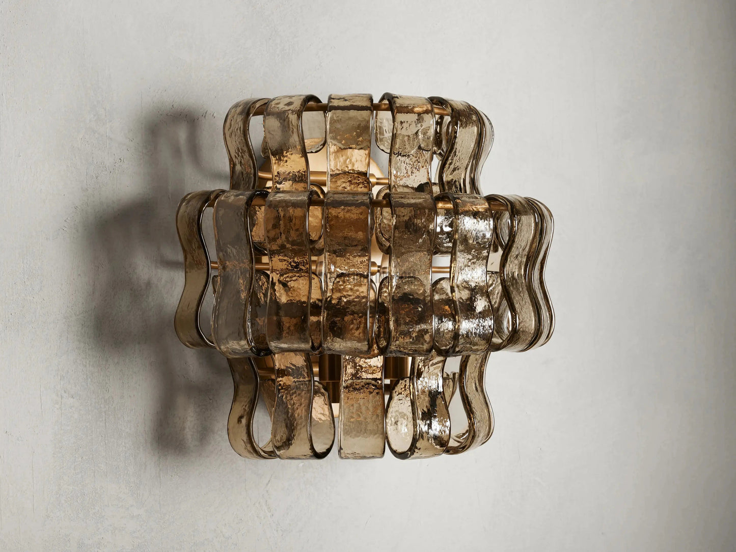 Ghiaccio Art Glass Wall Sconce-Meet Lighting