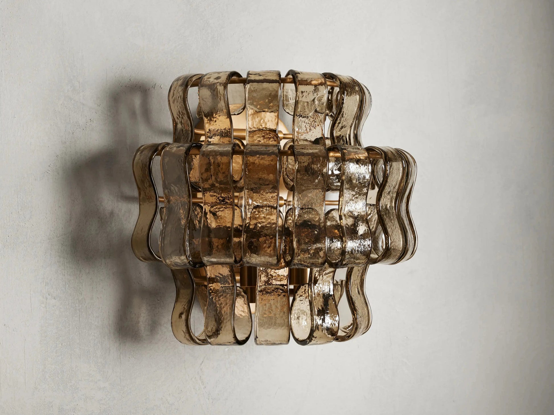 Ghiaccio Art Glass Wall Sconce-Meet Lighting