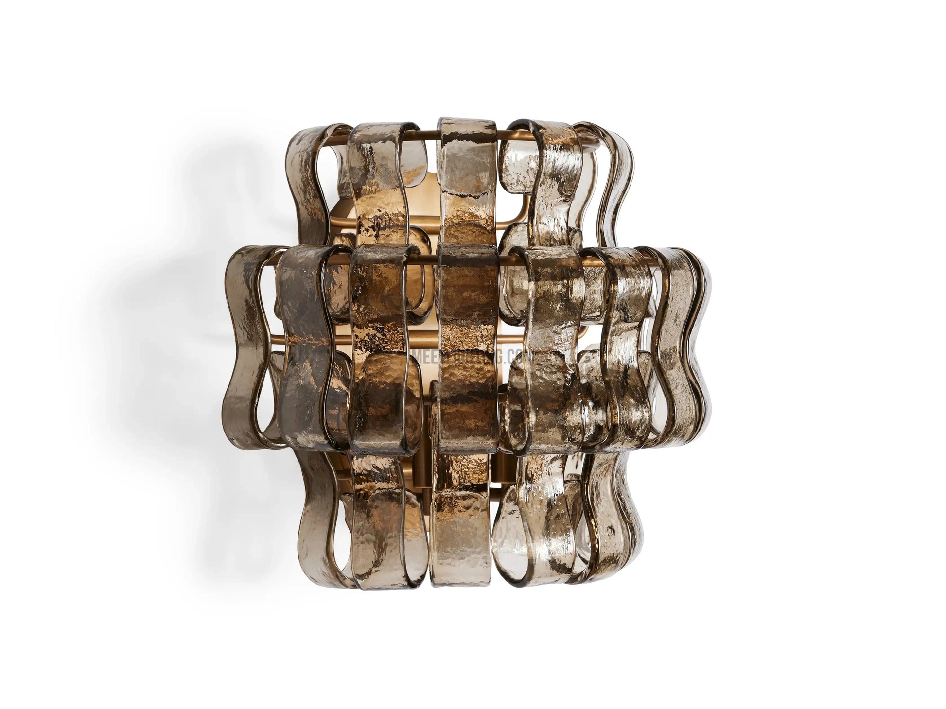 Ghiaccio Art Glass Wall Sconce-Meet Lighting