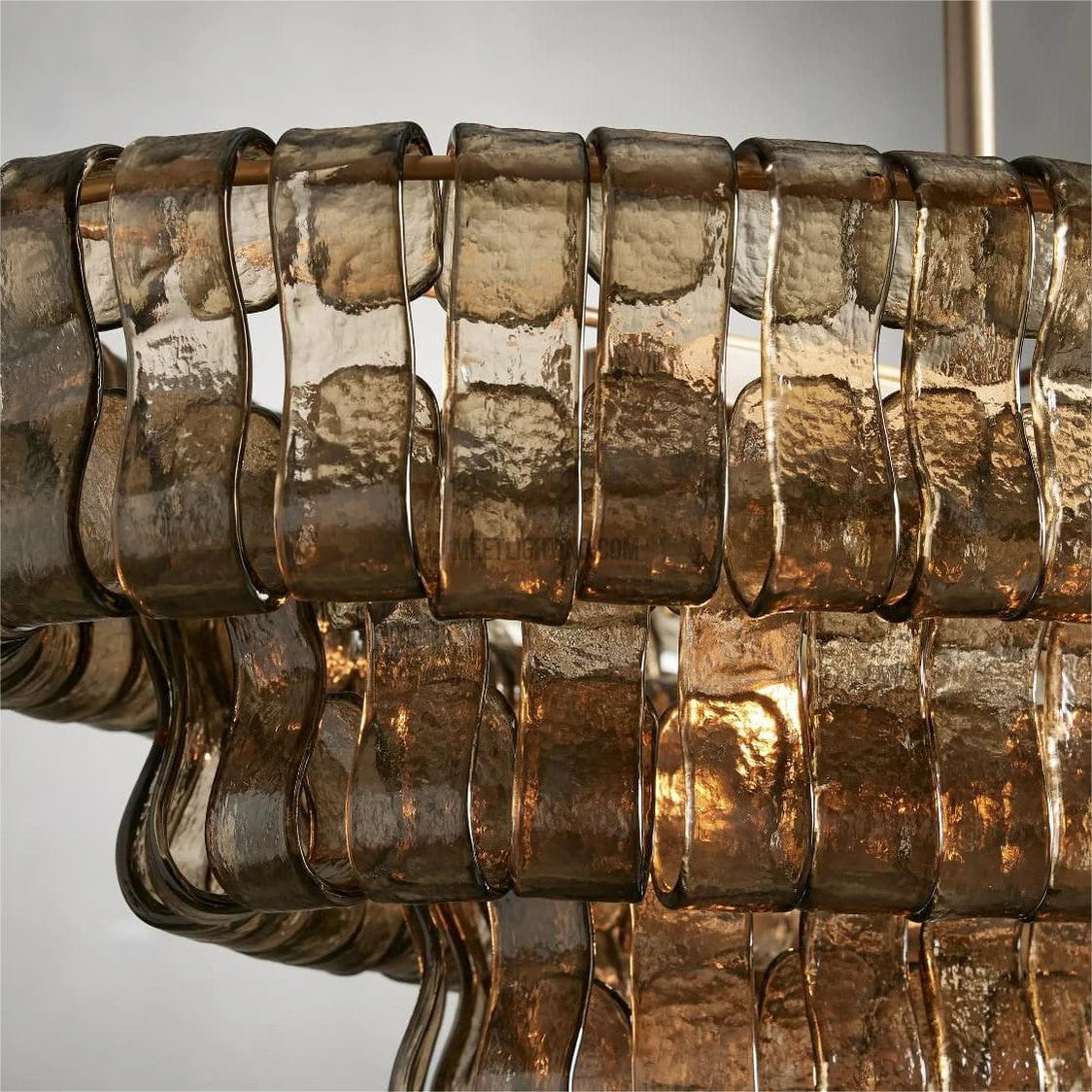 Ghiaccio Oval Chandelier 54" 65"-MEET LIGHTING