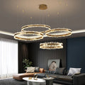 Gina Rock Crystal Rings Luxury Chandelier-MEET LIGHTING