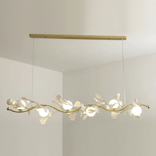 Gingko Glass Chandelier-Meet Lighting